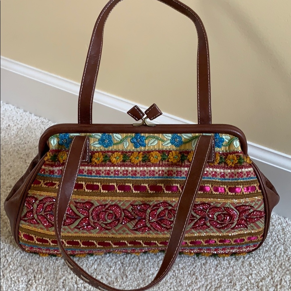 Isabella Fiore leather vintage bag